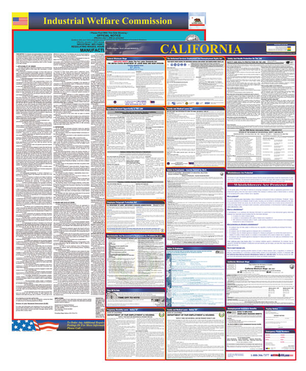 California Labor Law Posters California Labor Law Posters