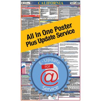 California All In One Poster + 2 Year E-Update Service