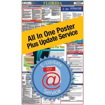 Florida All In One Poster + 3 Year E-Update Service