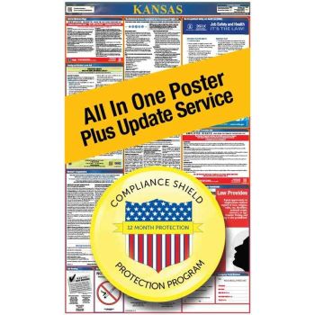 Kansas All In One Poster + 2 Year Replacement Poster