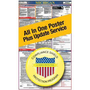 Michigan All In One Poster + 1 Year Replacement Poster