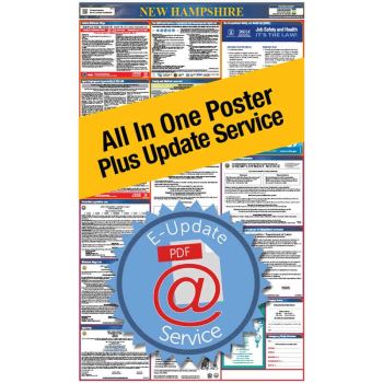 New Hampshire All In One Poster + 2 Year E-Update Service