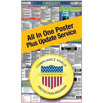 Oregon All In One Poster + 3 Year Replacement Poster