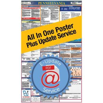 Pennsylvania All In One Poster + 1 Year E-Update Service