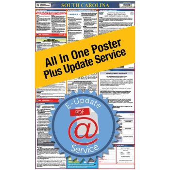 South Carolina All In One Poster + 3 Year E-Update Service