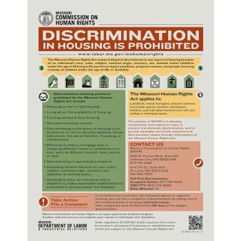 Missouri Discrimination in Housing Poster