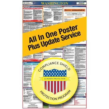 Washington All In One Poster + 3 Year Replacement Poster