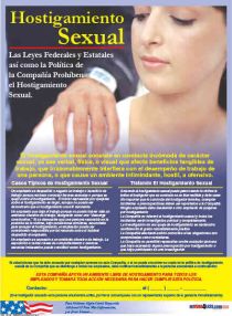 Sexual Harassment Poster (Spanish)
