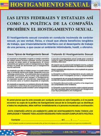 Workplace Harassment Poster (Spanish)
