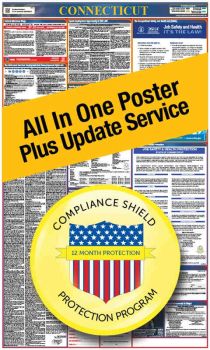 Connecticut All In One Poster + 2 Year Replacement Poster