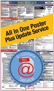 Michigan All In One Poster + 3 Year E-Update Service