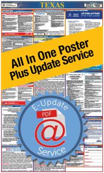 Texas All In One Poster + 2 Year E-Update Service