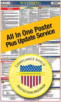 Wyoming All In One Poster + 2 Year Replacement Poster